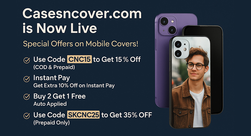 casesncover.com is Live – Shop Premium & Custom Mobile Covers Online